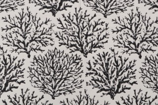 Bella Dura Coraline Woven Polyolefin Outdoor Fabric in Onyx 