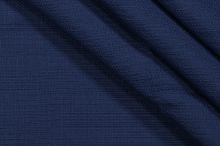 Bella Dura Willem Woven Polyolefin Outdoor Fabric in Indigo 