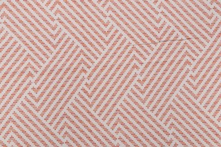 Bella Dura Trivoli Woven Polyolefin Outdoor Fabric in Persimmon 