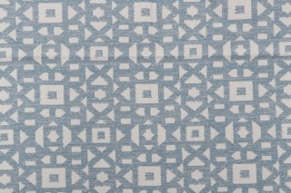 Bella Dura Galloway Woven Polyolefin Outdoor Fabric in Cerulean 