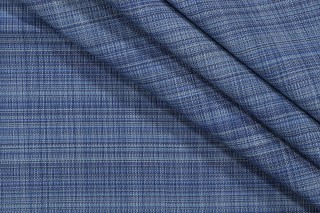 Bella Dura Grasscloth Latex Backed Woven Polyolefin Outdoor Fabric in Pacific 