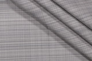 Bella Dura Grasscloth Latex Backed Woven Polyolefin Outdoor Fabric in Shale 