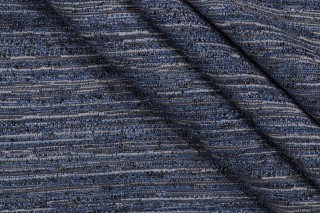Bella Dura Whitecaps Woven Polyolefin Outdoor Fabric in Ink 