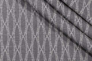 Bella Dura Camber Woven Polyolefin Outdoor Fabric in Pewter 