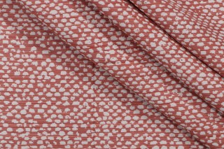 Bella Dura Conga Woven Polyolefin Outdoor Fabric in Terracotta 