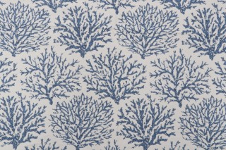 Bella Dura Coraline Woven Polyolefin Outdoor Fabric in Denim 