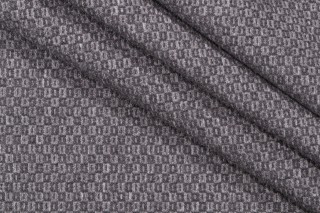 PK Lifestyles Parque Woven Upholstery Fabric in Charcoal 