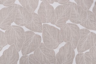 PK Lifestyles Philodendron Embroidery Decorator Fabric in Linen 