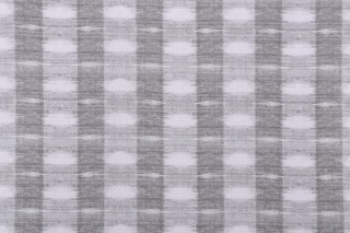 PK Lifestyles Studio Brushed Check Printed Cotton Drapery Fabric in Shadow 