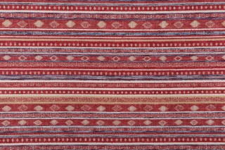 PK Lifestyles Trailhead Stripe Upholstery Fabric in Tamale 