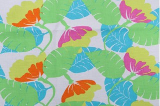 Richloom Tropical Floral Printed Polyestery Outdoor Fabric in Multi