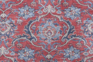 PK Lifestyles Shiraz Printed Cotton Drapery Fabric in Berry 