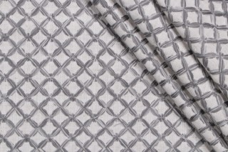 PK Lifestyles Laguna Embroidery Decorator Fabric in Fossil 