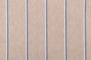 Golding Jameson Woven Cotton Polyester Stripe Twill Decorator Fabric in Laguna 