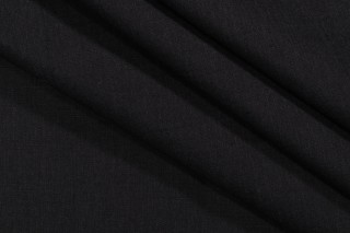 Sample of Thibaut Dyed Wheat AF10238 Woven Decorator Fabric in Black 