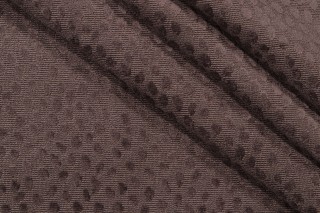 Sample of Thibaut Spot On AW1394 Grospoint Velvet Upholstery Fabric in Bark 