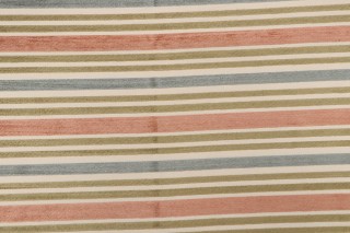 Thibaut W91819 Woven Chenille Upholstery Fabric in Pastel on Cream 