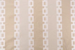 Thibaut Key Stripe AW1372 Woven Decorator Fabric in Cream
