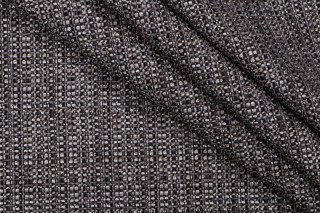 Covington Coco Texture Woven Chenille Upholstery Fabric in Granite 