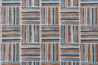 Magnolia Home Oslo Printed Cotton Drapery Fabric in Harvest 