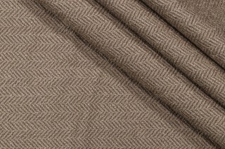 Thibaut Ellis Herringbone W72952 Woven Upholstery Fabric in Bark