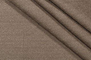 Thibaut Ellis Herringbone W72952 Woven Upholstery Fabric in Bark
