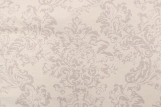 Ayers Woven Damask Upholstery Fabric in Dove