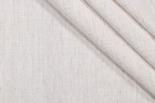 1 Yard Crypton Nomad High Performance Woven Chenille Upholstery Fabric in Snow
