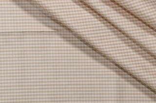 Tirano Silk Decorator Fabric in Beige/White