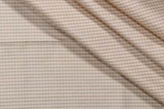Tirano Silk Decorator Fabric in Beige/White