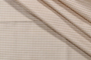 Tirano Silk Decorator Fabric in Beige/White