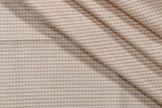 Tirano Silk Decorator Fabric in Beige/White
