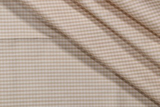 Tirano Silk Decorator Fabric in Beige/White