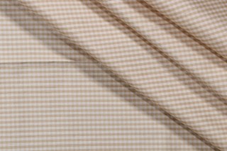 Tirano Silk Decorator Fabric in Beige/White