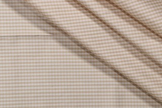 Tirano Silk Decorator Fabric in Beige/White