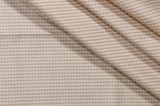 Tirano Silk Decorator Fabric in Beige/White