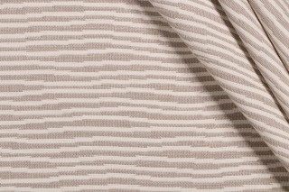 Crypton River High Performance Matelasse Upholstery Fabric in Natural Latte