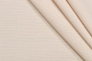 Crypton River High Performance Matelasse Upholstery Fabric in Natural Ivory