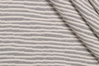 Crypton River High Performance Matelasse Upholstery Fabric in Natural Smoke