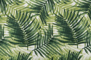Tommy Bahama Escape Route Printed Polyester Outdoor Fabric in Jade
