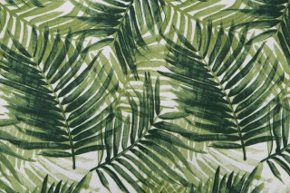Tommy Bahama Escape Route Printed Polyester Outdoor Fabric in Jade