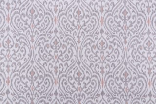 PK Lifestyles Sri Lanka Printed Cotton Drapery Fabric in Blush