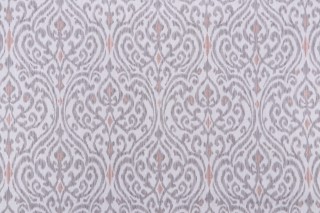 PK Lifestyles Sri Lanka Printed Cotton Drapery Fabric in Blush