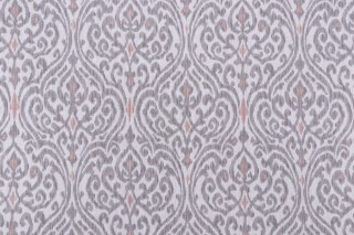 PK Lifestyles Sri Lanka Printed Cotton Drapery Fabric in Blush