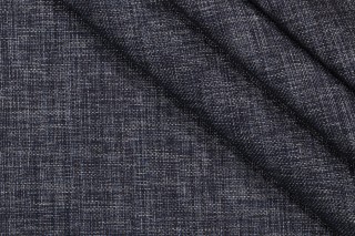 Leif Woven Decorator Fabric in Midnight Blue 