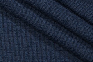 Crypton Textured High Performance Woven Upholstery Fabric in Indigo