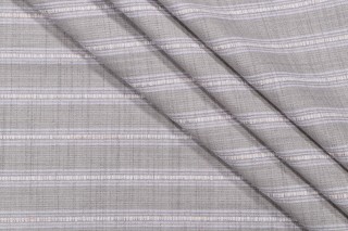 Crypton Stripe High Performance Woven Upholstery Fabric in Flint 