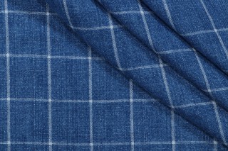 Kaufmann Bennet Woven Decorator Fabric in Cobalt 