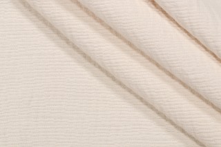 Crypton Natural River High Performance Matelasse Upholstery Fabric in Ivory