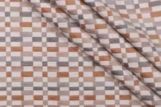 Golding Ezra Woven Chenille Upholstery Fabric in Caramel 
